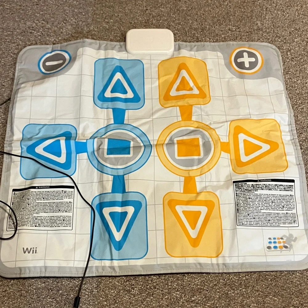 Wii Dance Mat - Blue and Yellow